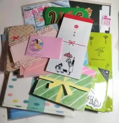 レターセット、メッセージカード等紙物文具セット