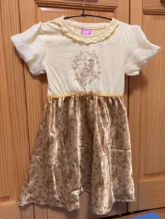 ベル　美女と野獣 半袖ワンピース ディズニープリンセス