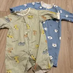ベビー ロンパース 2枚セット（秋冬、男の子）のサムネイル