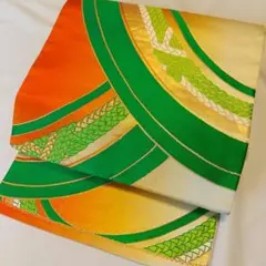 袋帯 幾何学模様