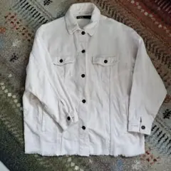 ZARA コーデュロイジャケット オフホワイト