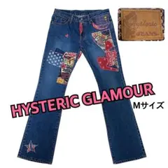 ヒステリックグラマー パッチワークデニム フレアパンツ ブーツカット ジーンズ