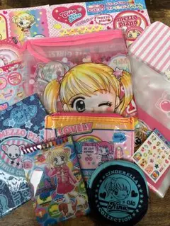 平成レトロ ちゃお付録 メゾピアノ ビニールバッグ メモ シール　セット