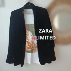 ZARA　ジャケット　テーラード　ベロアジャケット