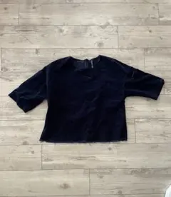 ZARA Trafaluc collection ネイビー 五分袖