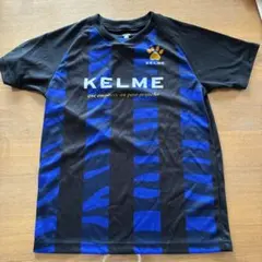 KELME サッカーシャツ ブラック/ブルー 150のサムネイル