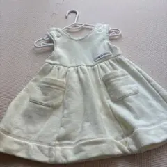 コムサ　クリーム色 ノースリーブ ワンピース 80から90