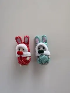 シルバニアファミリー 赤ちゃんカラフルウサギコスチューム 2点セット