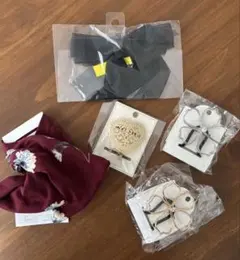 ヘアアクセサリーまとめ売り！５点セット　福袋　総額5530円！