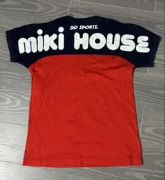 MIKI HOUSE ミキハウス　スポーツ Tシャツ レッド/ネイビー 半袖のサムネイル