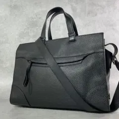 極美品✨フルラ 2way 斜め掛け トートバッグ レザー ブラックのサムネイル