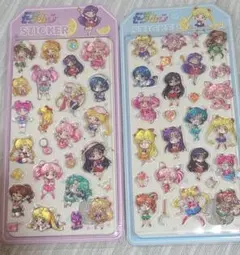 硬い　美少女戦士セーラームーン ステッカー 2枚セットのサムネイル