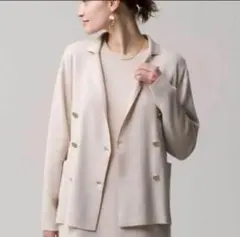 エブールCotton Silk knit Jacket ロンハーマン