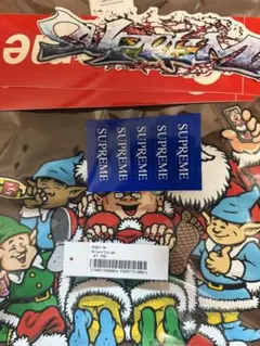 Supreme Naughty Tee Brown L ステッカー付属