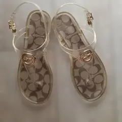 COACH クリア トングサンダル.. size 6のサムネイル