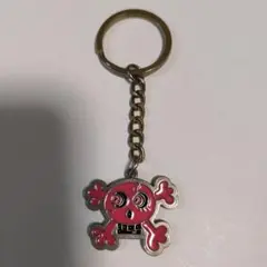 スカル ドクロ キーホルダー ピンク