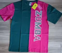 ZUMBA Tシャツ 　Sサイズ 緑とピンク