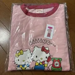 Hello Kitty ルームウェア 上下セット ピンク Lサイズのサムネイル