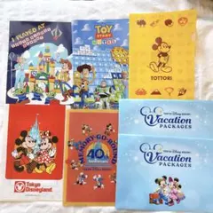 ディズニーリゾート 限定 クリアファイル 7点セット