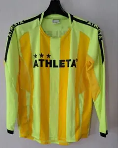 ATHLETA 長袖ジャージ イエロー/蛍光イエロー 150