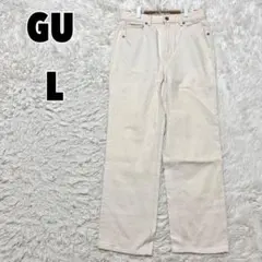 ♥GU♥ ジーユー (L) ハイウエストストレートジーンズ