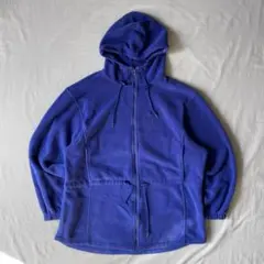 90s 00s L.L.Bean フリース ジップアップ フーディー 紫