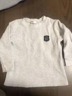 100cm WASK リブ編み 長袖カットソー