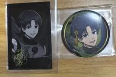 ブルーロック　スマイルベースカフェ　アクリルカード　缶バッジ　潔