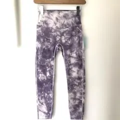 ヨガフィッネス用ハイウエストレギンス　ライトパープル Ｍサイズspout#210