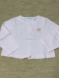 新品タグ付き　ファミリア familiar カーディガン 80サイズ ピンク