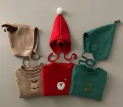 〚 新品 〛クリスマス︎︎︎︎︎☺︎ロンパース 帽子付き