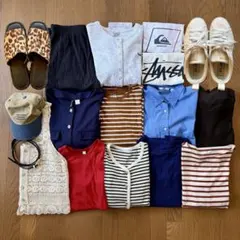 9コーデ売り　春夏服　シンプルレディース服 まとめ売り