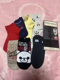 tutuanna ほか7足セットソックス