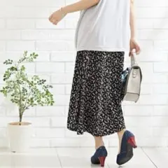 マタニティスカート　Ｌサイズ　花柄