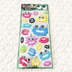 ギョロ目シール　立体　プニプニ　派手　カラフル　マインドウェイブ　男の子