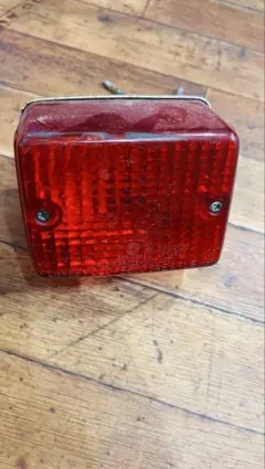 スーパーカブ 90 角目 フォグランプステー（ワンオフ品）LEDライト付