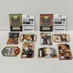 【鬼滅の刃】ダイカットステッカーセット3 無限列車編　煉獄杏寿郎　千寿郎　シール