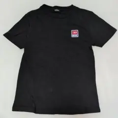 130〜140★ディーゼルキッズ★ワンポイントロゴワッペン付き！Ｔシャツ★黒のサムネイル
