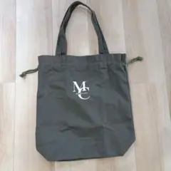 【新品】MUMU & Co. トートバッグ カーキ 巾着型