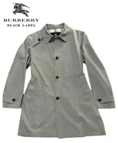 BURBERRY BLACKLABEL ステンカラーコート 千鳥格子ノバチェック