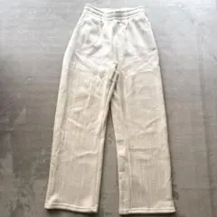 ワイドパンツ 裏起毛