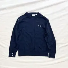 UNIQLO×ANYA HINDMARCH クルーネックセーター ネイビー