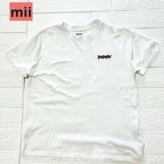 【ポパイ】POPEYE 白の半袖Tシャツ　ポパイのイラスト　L