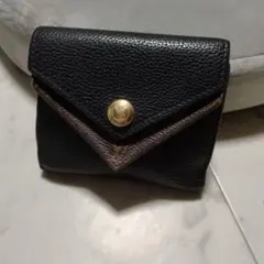Louis Vuitton ブラック 三つ折り財布