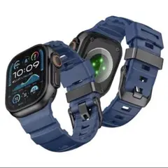 Apple Watch用エコフレンドリーシリコンバンド ネイビー