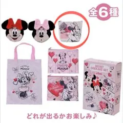ディズニー　ディズニーストア　シークレットおでかけセット　ミニー　ポーチ