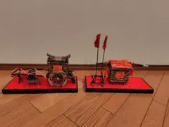 【値下げ】雛人形の飾りセット　雛道具 ミニチュア