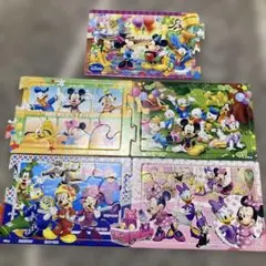 ディズニー　幼児向けパズル　5セット