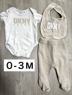 DKNY ロンパース３点セット