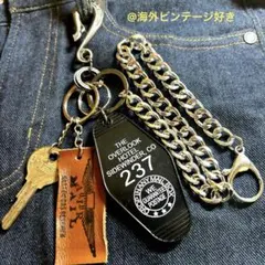 【一品限定】キーホルダー アメカジ ストリート ウォレットチェーン イーグル　k